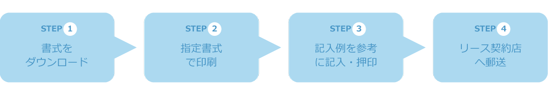 お手続きの流れ図